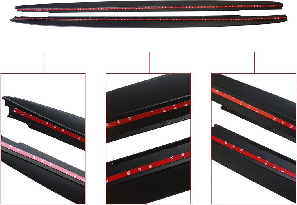 NINTE Side Skirts For 2017 - 2023 BMW 5 Series G30 G31 M Sport 540i Side Skirt Extension - NINTE