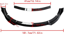 Laden Sie das Bild in den Galerie-Viewer, NINTE For 2020 - 2023 Dodge Charger Widebody ABS 4PCs Front Lip Front Bumper Lip Splitter - NINTE