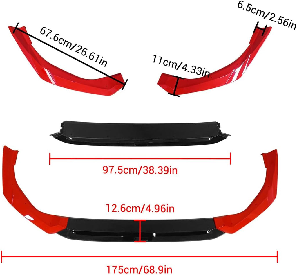 NINTE Yofer Style Front Lip For 2025 11.5th Honda Civic - NINTE