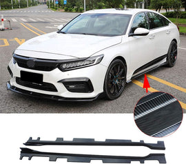 NINTE For 2018 - 2022 Honda Accord Side Skirts Side Bottom Line Extension Lips ABS Painted - NINTE
