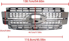 Cargar imagen en el visor de la galerĆa, NINTE Front Bumper Grill For 2017 - 2019 Ford F250 F350 Super Duty ABS Chrome Replacement Insert Grille Car Accessories HC3Z - 8200 - CC HC3Z8200CC - NINTE