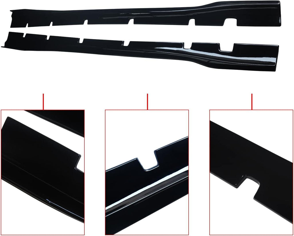 NINTE For 2020 - 2023 Dodge Charger Widebody Rocker Panel Extension Lip Body Kits Side Skirts - NINTE