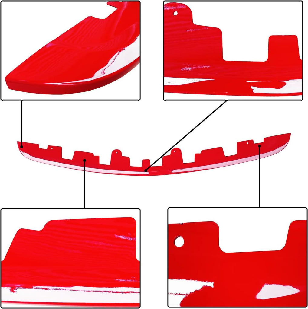 NINTE For 2010 - 2024 Dodge Challenger Widebody Hellcat Demon Redeye Scat Front Bodykit Spoiler Splitter Front Bumper Lip Bumper Guard Protector Splitter - NINTE