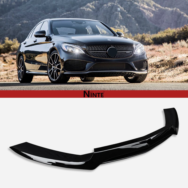 NINTE Front Bumper For 2015 - 2018 Mercedes - Benz C43 C - Class W205/C205 Sport AMG - Line Front Lip Splitter - NINTE