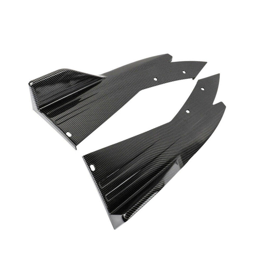 NINTE Rear Bumper Lip Universal 2 Pieces Diffuser Guard Splitter Body Kits - NINTE