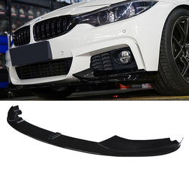 NINTE For 2014 - 2020 BMW 4 Series F32 F33 F36 M Sport Front Lip 3 Pcs - NINTE
