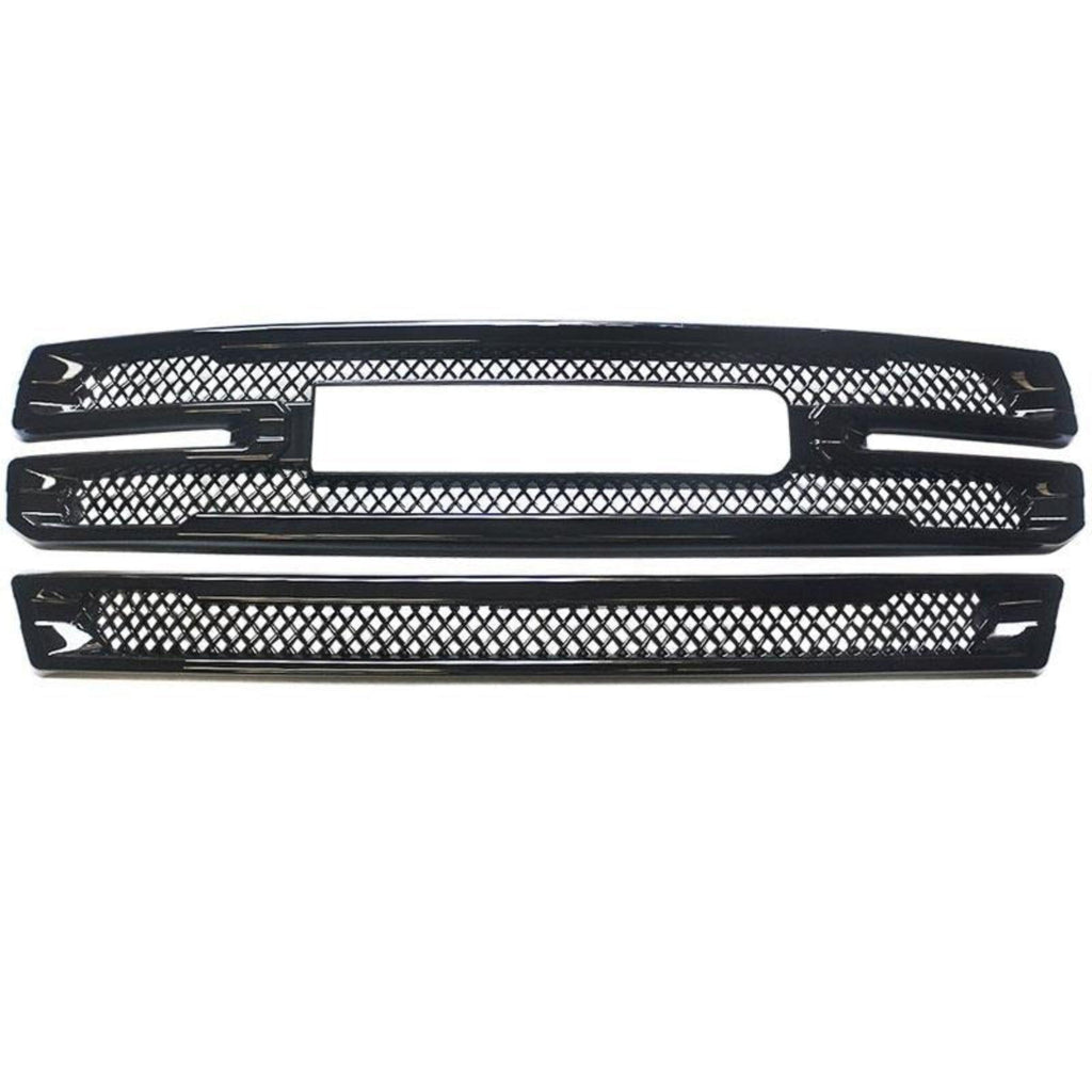 NINTE For 2019 - 2022 GMC Sierra 1500 SLT AT4 Front Mesh Grill Cover Grill Overlay Trim - NINTE