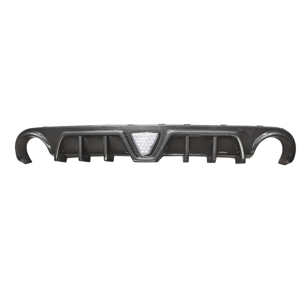NINTE Rear Diffuser for 2012 - 2014 Chrysler 300 SRT with Brake Light Rear Bumper Lip - NINTE