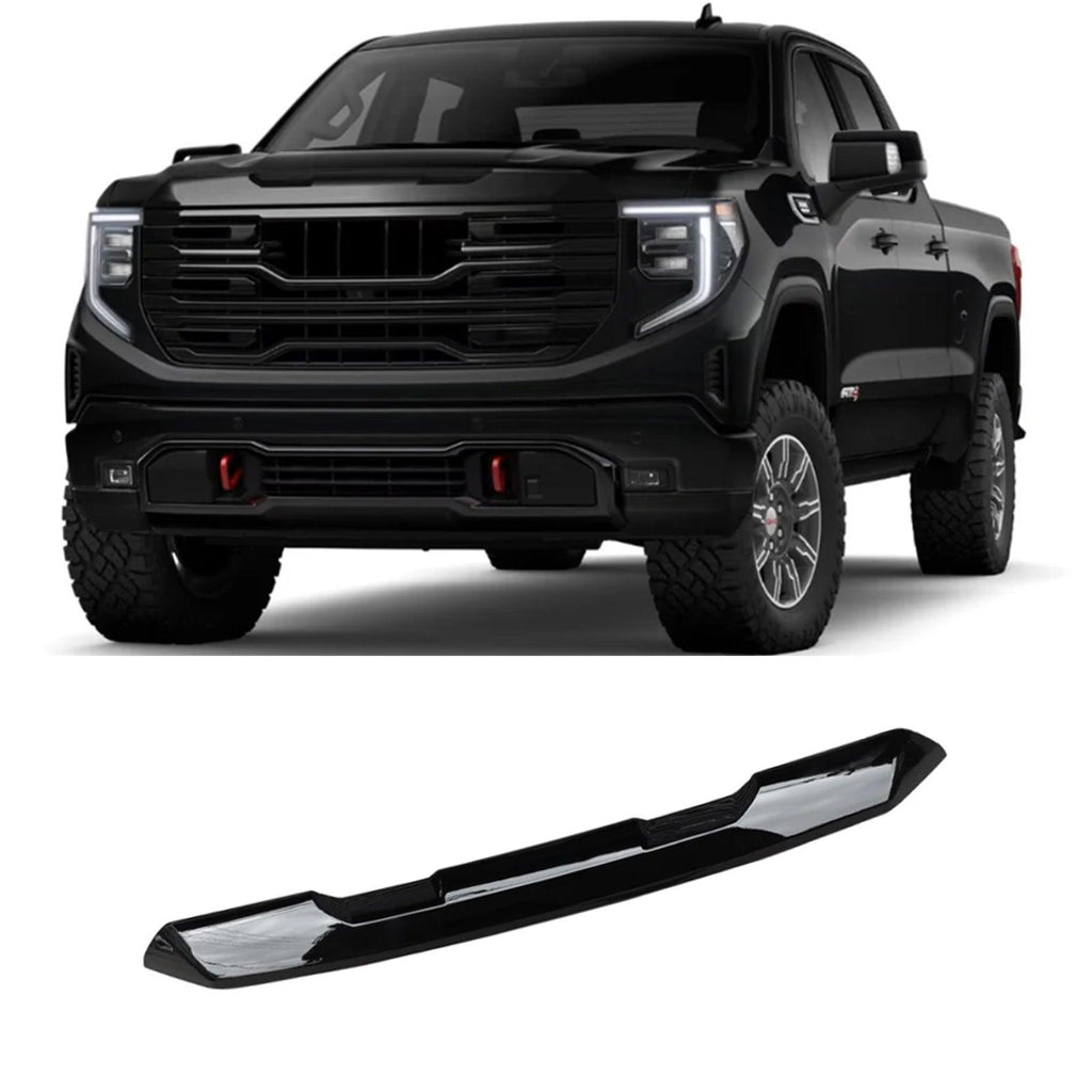 NINTE For 2022 2023 2024 2025 GMC Sierra 1500 Upper Grille Hood Bulge Cover ABS Non - replacement - NINTE