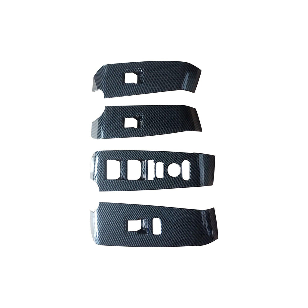 NINTE For 2022 - 2025 11th Gen Honda Civic Window Lift Panel Switch Cover Trim ABS Carbon Fiber - NINTE