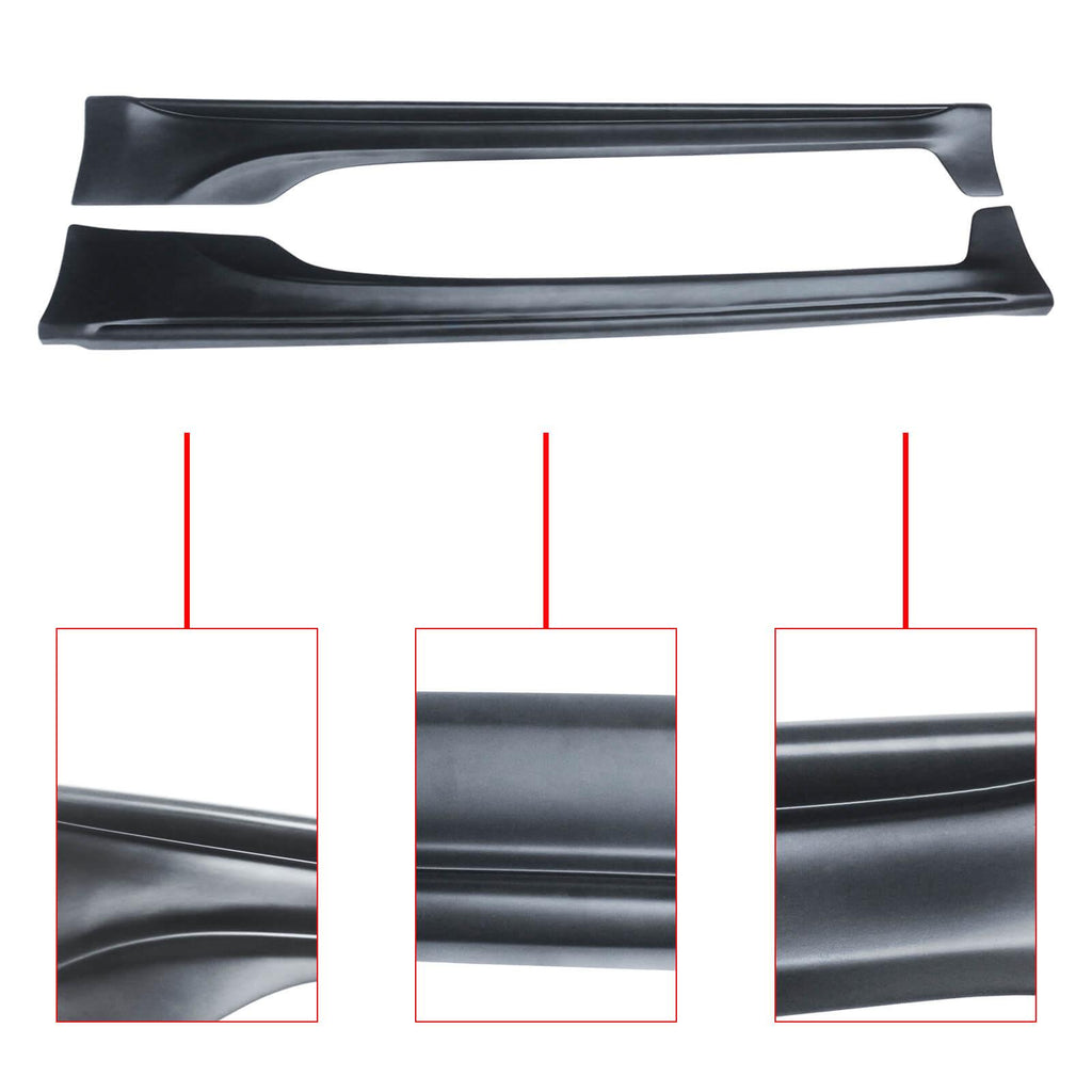 NINTE Side Skirt For 2012 - 2020 Subaru BRZ Scion FRS Toyota GT86 Extension Lip - NINTE