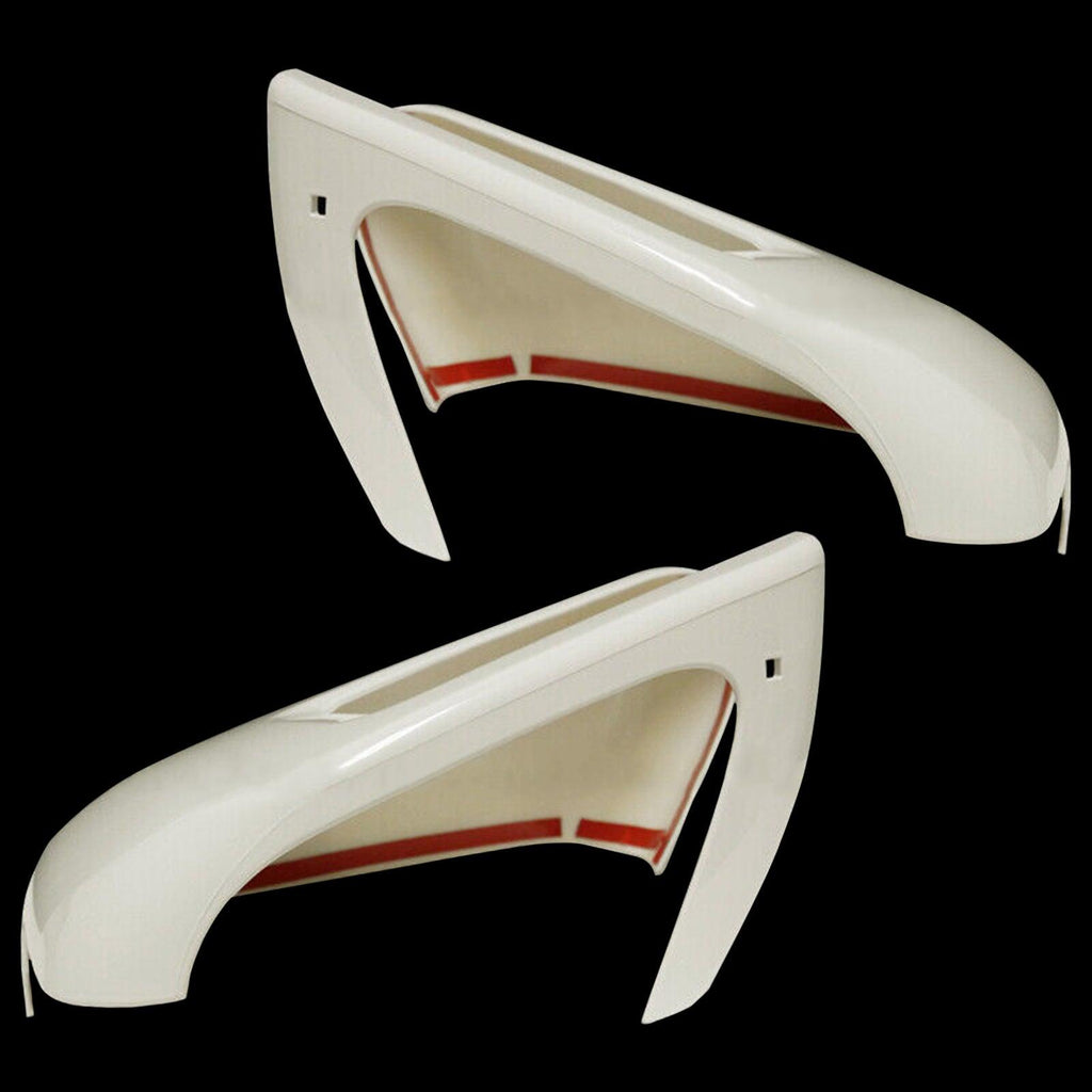 NINTE For 2021 - 2025 Ford F150 Mirror COVERS Overlays With Signal Hole WHITE - NINTE