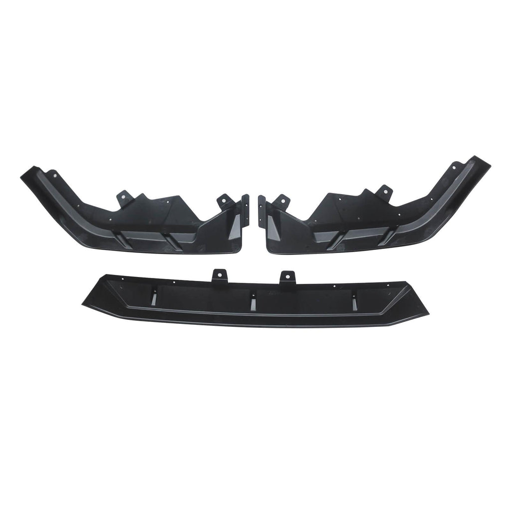 NINTE For 2022 - 2024 Gen Honda Civic 11th & Hatchback Front Lip ABS 3 Pieces Front Bumper Lip Splitter - NINTE