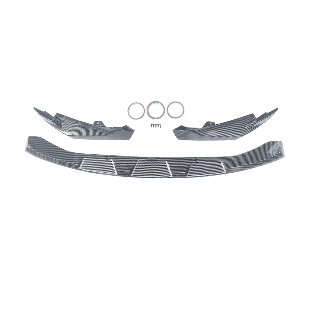 NINTE Front Lip For 2021 - 2025 BMW G80 M3 G82 M4 3PCs ABS M Performance Front Bumper Splitter - NINTE