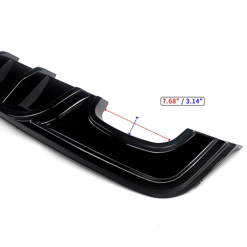 NINTE Rear Bumper For 2007 - 2013 BMW 1 Series E82 Fits 125i 128i Trims M Sport Rear Diffuser Lip - NINTE