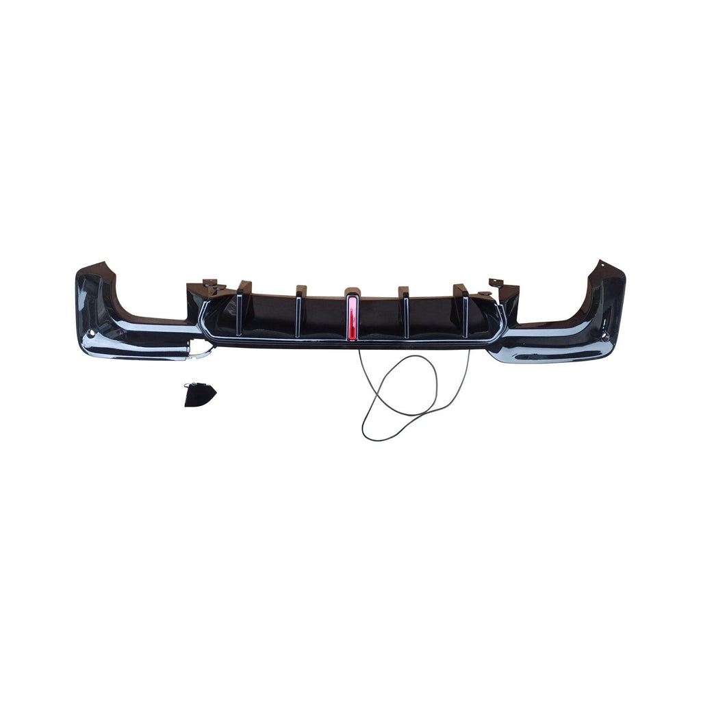 NINTE For 2018 - 2021 BMW X3 G01 M40i Rear Bumper Diffuser Lip Spoiler Gloss Black - NINTE