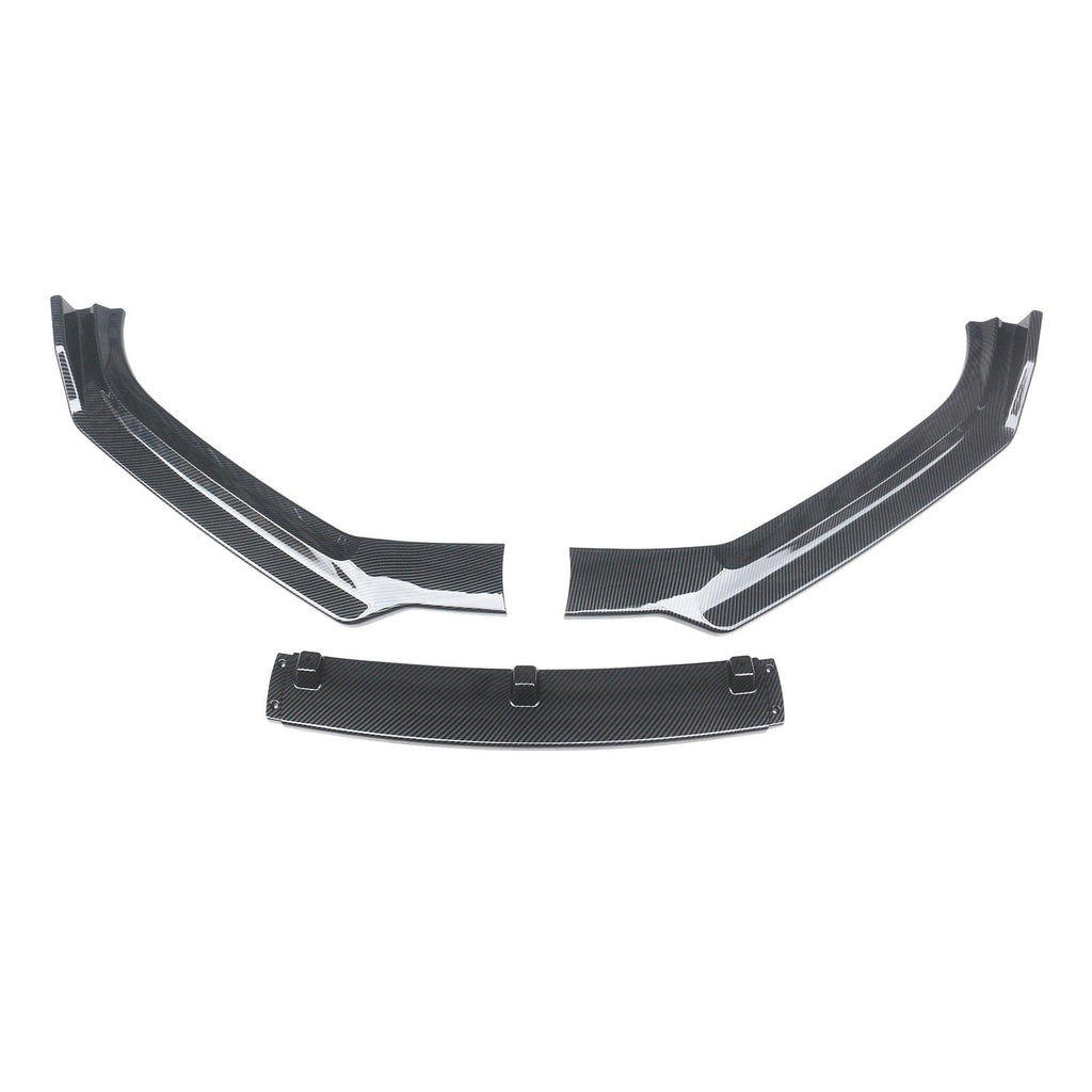 NINTE For 2017 - 2018 Audi A4 Sport ABS Front Lip Painted 3 Pieces Lower Bumper Splitter - NINTE