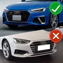 Charger l'image dans la galerie, NINTE For 2020 - 2024 Audi A4 S4 Front Lip ABS Painted 3 Pieces Lower Bumper Splitter - NINTE