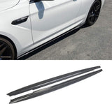 NINTE Side Skirts For 2017-2023 BMW 5 Series G30 G31 M Sport 540i Side Skirt Extension