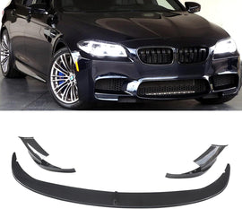 NINTE For 2012 - 2016 BMW F10 M5 5 Series ABS 3 Pieces MP Style Front Bumper Lip Lower Splitter - NINTE
