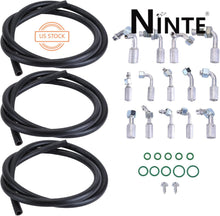 Charger l'image dans la galerie, NINTE Universal A/C Hose Kit - Includes 6, 8, 10 A/C Hoses with O - Ring Fittings, Oil Tube, and Refrigerant Discharge/Suction Hose for Automotive Air Conditioning Systems - NINTE