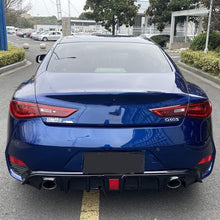 Load image into Gallery viewer, NINTE For 2017 - 2023 Infiniti Q60 ABS Rear Diffuser Rear Bumper Lip With Brake Light - NINTE
