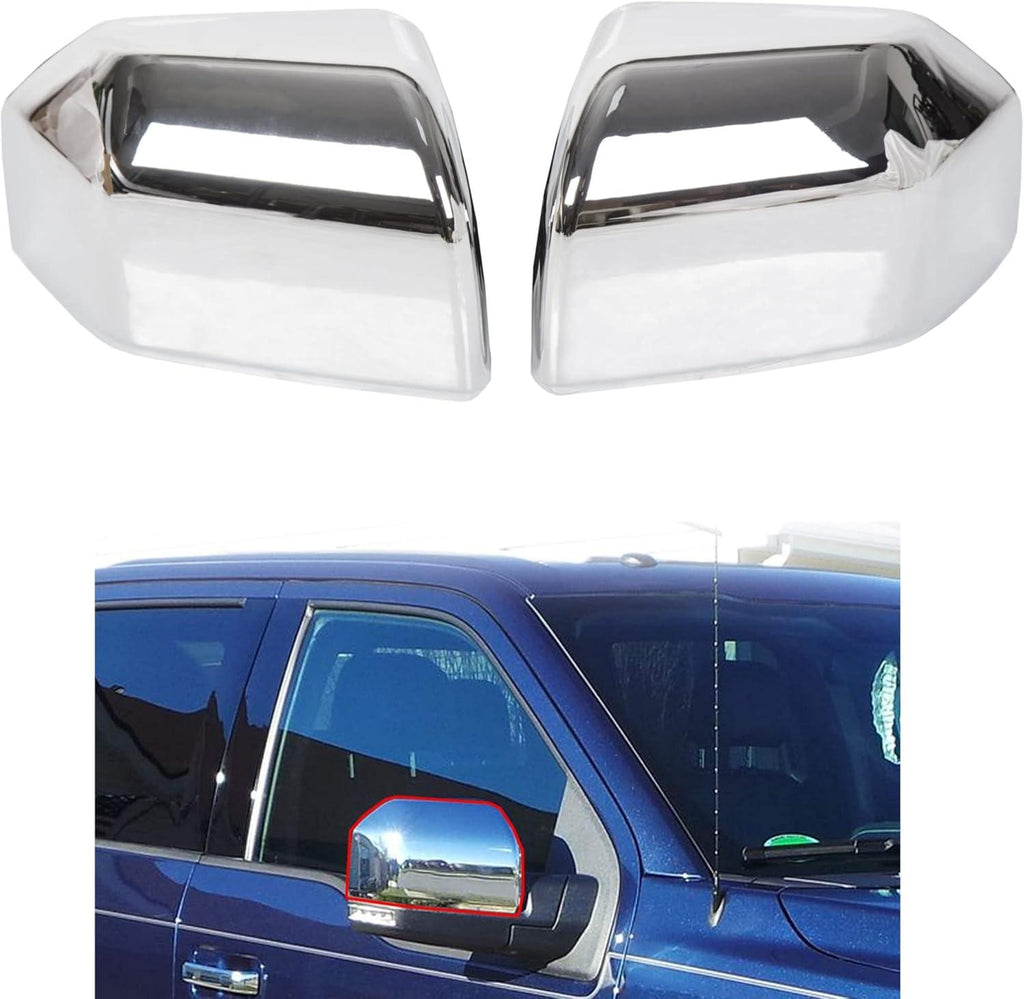 NINTE For 2015 - 2020 Ford F150 Mirror CoversNon - Tow Top Half Side Mirror Caps - NINTE