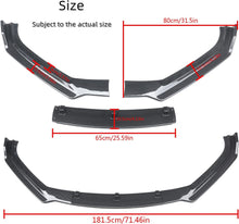 Load image into Gallery viewer, NINTE For 2017 - 2018 Audi A4 Sport ABS Front Lip Painted 3 Pieces Lower Bumper Splitter - NINTE