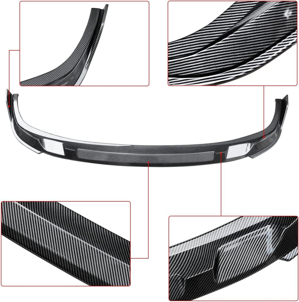 NINTE One - Piece Front Lip for 2019 - 2024 BMW 3 Series G20 G28 M - Sport Front Bumper Lip ABS Front Splitter Air Dam Spoiler Protector - NINTE