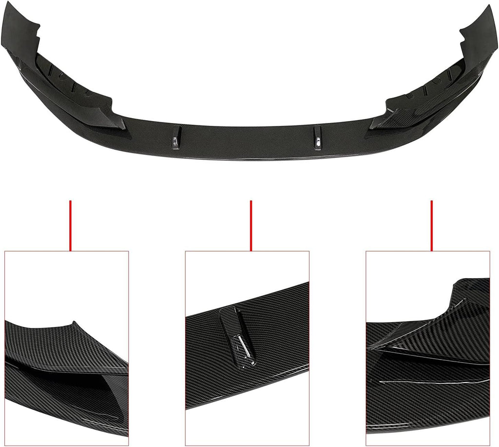 NINTE For 2021 - 2023 BMW 5 Series G30 G31 Facelift M Sport Front Lip Front Bumper Splitter - NINTE