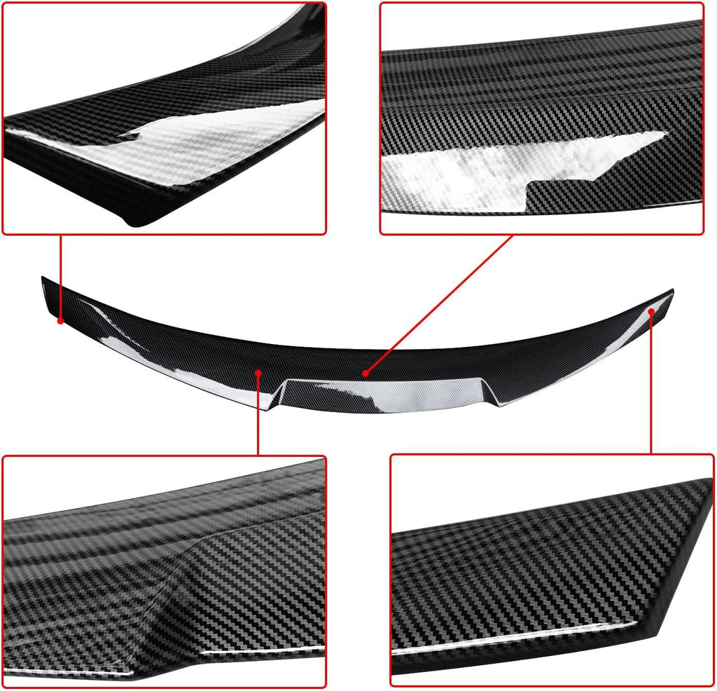 NINTE Rear Spoiler for 2007 - 2013 BMW 3 Series Coupe E92 328i 335i M4 Style Trunk Wing Spoiler - NINTE