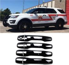 Load image into Gallery viewer, NINTE for 2011 - 2019 Ford Explorer Door Handle Cover Painted Gloss Black ABS with 2 Smart Keyholes - NINTE