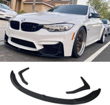 NINTE For 2015-2020 BMW F80 M3 F82 F83 M4 Performance Front Bumper Lip ABS Painted Front Lip Splitter Kits