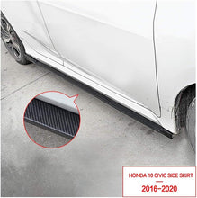 Cargar imagen en el visor de la galerĆa, NINTE For 2016 - 2021 Honda Civic Sedan Hatchback Rocker Panel Extension Side Skirts - NINTE