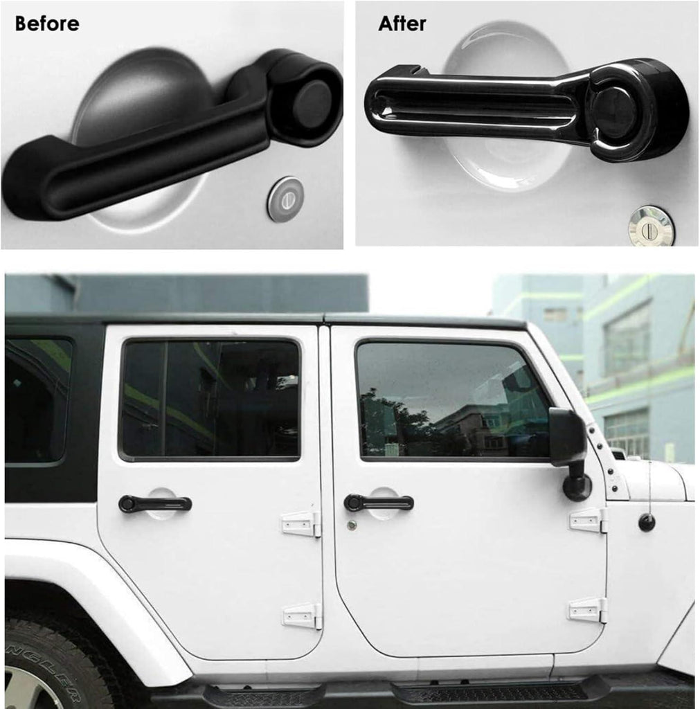 NINTE For 2008 - 2013 JEEP LIBERTY & 2007 - 2012 DODGE NITRO Mirror & Door handle Covers - NINTE