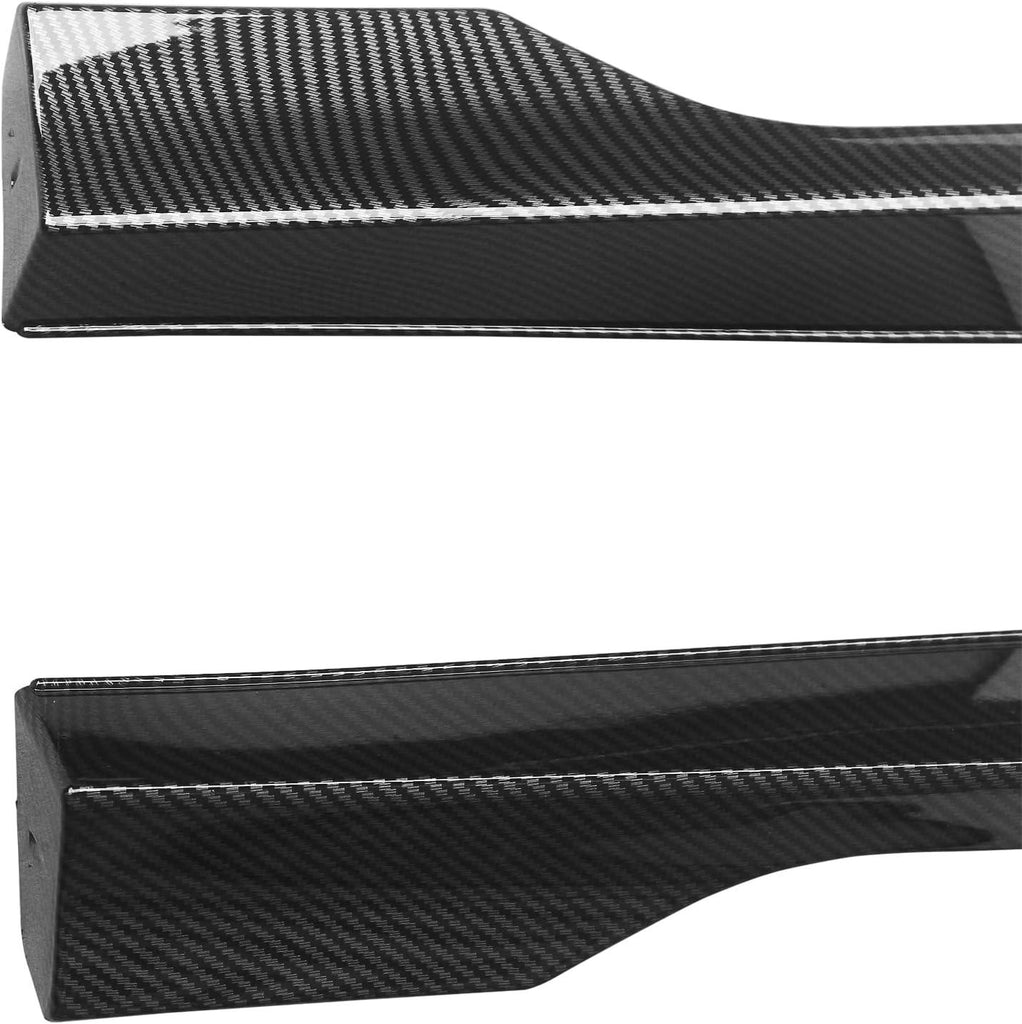 NINTE For 2022 - 2025 Honda Civic 11th Gen Side Skirts ABS Side Rocker Panel Extension Lips - NINTE