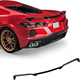 NINTE for C8 Corvette Rear Spoiler Fit for 2020 - 2025 Chevy Chevrolet Corvette C8 Enhanced Style Gloss Black ABS Painted Rear Trunk Spoiler Bodykit Rear Wing - NINTE