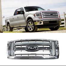 Cargar imagen en el visor de la galerĆa, NINTE Silver Front Grille Assembly For 2009 - 2014 Ford F150 XL model Replacement - NINTE