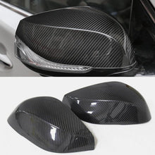 Cargar imagen en el visor de la galería, NINTE Real Carbon Fiber Mirror Caps For 2014 - 2024 Infiniti QX30 Q50S Q50 Q60 Q70 Tape - On Overlay View Mirror Covers Cap(NOT the Replacement) - NINTE