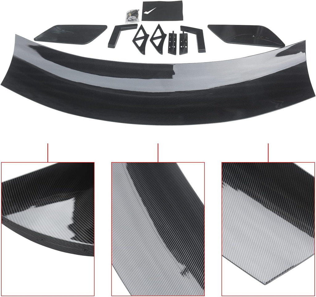 NINTE For 2015 - 2023 Ford Mustang Coupe 2 Door Rear Spoiler GT500 CFTP Style Big Rear Trunk Wing Spoiler - NINTE