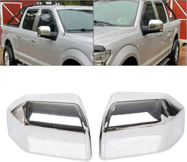 NINTE For 2015 - 2020 Ford F150 Mirror CoversNon - Tow Top Half Side Mirror Caps - NINTE