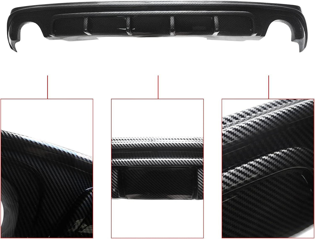 NINTE Rear Diffuser For 2006 - 2013 Lexus IS IS250 IS350 4DR Rear Bumper Lip - NINTE
