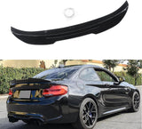 NINTE Spoiler For 2014-2021 BMW 2 Series F22 F87 M2 220i 228i 230i M235i M240i PSM Style ABS Painted High Kick Rear Spoiler Trunk Spoiler