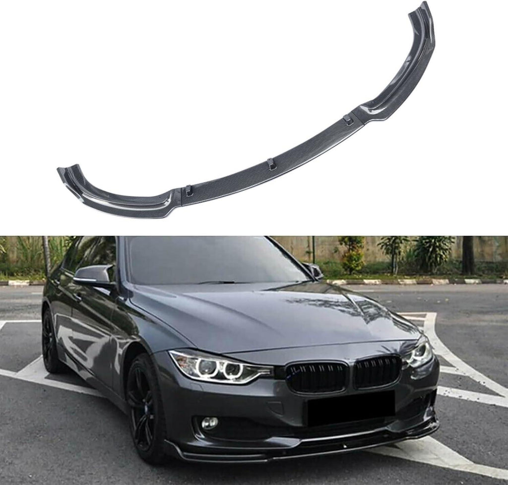 NINTE For 2013 - 2018 BMW 3 Series F30 NON M - Sport Front Lip Splitter ABS Fits Sportline - NINTE