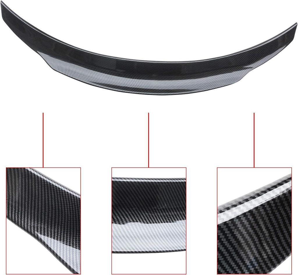 NINTE For 2017 - 2021 Mercedes Benz W205 2DR Coupe Rear Spoiler Trunk Wing ABS PSM Style - NINTE