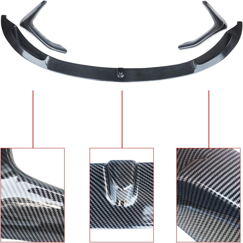 NINTE For 2015 - 2020 BMW F80 M3 F82 F83 M4 Performance Front Bumper Lip ABS Painted Front Lip Splitter Kits - NINTE