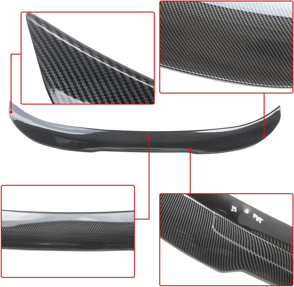 NINTE Spoiler For 2014 - 2021 BMW 2 Series F22 F87 M2 220i 228i 230i M235i M240i PSM Style ABS Painted High Kick Rear Spoiler Trunk Spoiler - NINTE