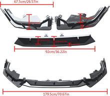 Load image into Gallery viewer, NINTE For 2022 - 2024 11th Honda Civic Front Lip ABS Front Bumper Splitter Body Spoiler - NINTE
