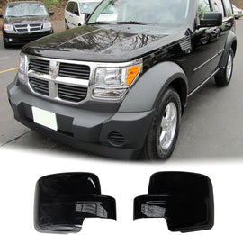 NINTE For 2007 - 2017 Jeep Patrio & 2007 - 2012 Dodge Nitro Mirror Covers Side View Mirror Cap - NINTE