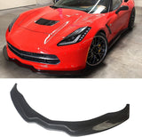 NINTE For 2014-2019 Chevy Corvette C7 Z06 Stingray Stage 2 Chin Splitter Bodykit  Front Bumper Lip Front Spoiler Splitter